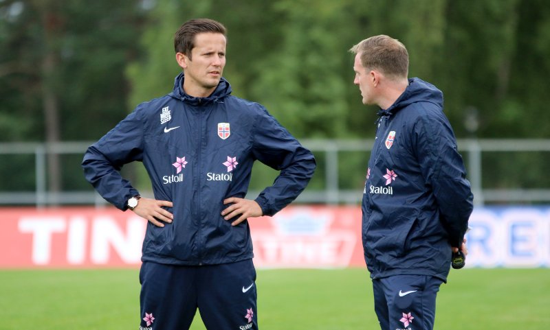 Vålerengas analysesjef Igor Aase er på plass i Albania sammen med Norges G18-landslag (Foto: Thomas Brekke Sæteren)