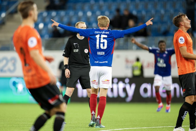 Elias Hagen med drømmescoring mot Stabæk (Foto: Fra en tidligere kamp av NTB)