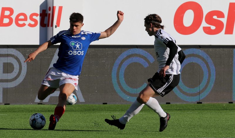 Adrian Kurd Rønning scora to mot Tromsø (Foto: fotball.no)