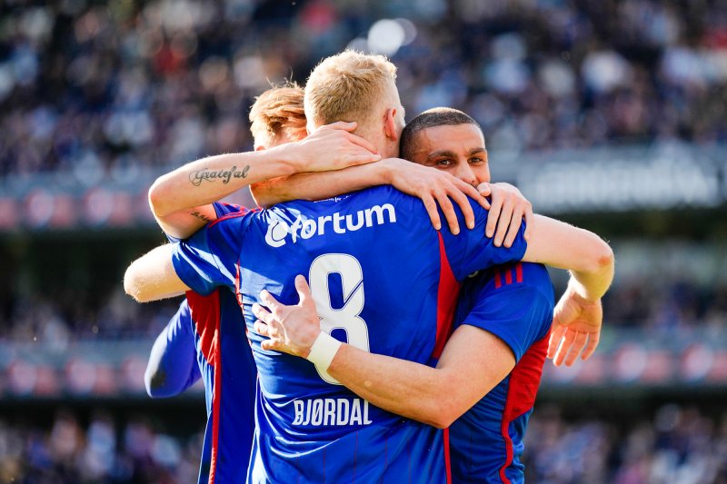 Gutta jubler for seier i vårkampen på Lerkendal (Foto: Ole Martin Wold / NTB)